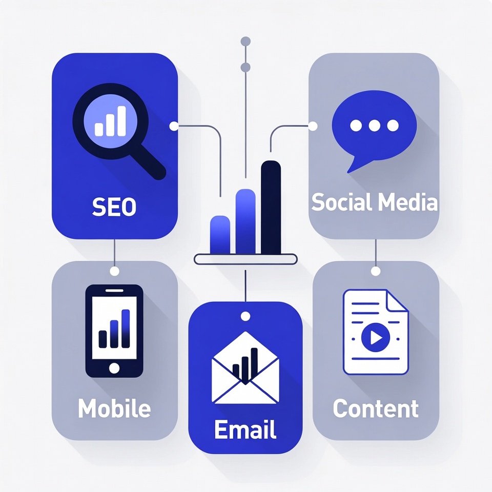 5 Piliers d'une Stratégie Marketing Digital Efficace 